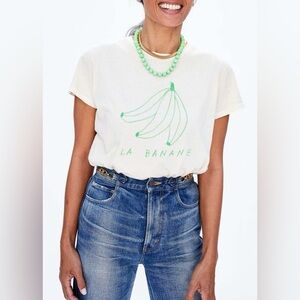 Clare V Banane T Shirt Cream Medium